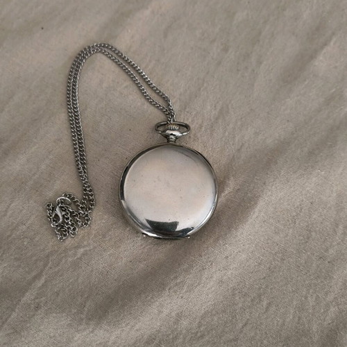 Zenith Grand Prix 1900 pocket watch like new, white