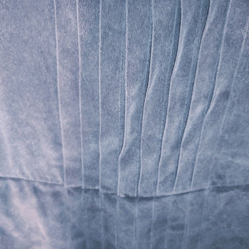 Whistler dress used, 100% silk bluish gray, size L