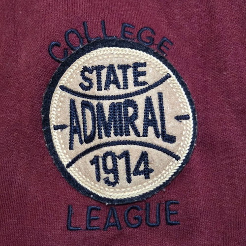 Admiral jacket Medium like new, gray and red colors