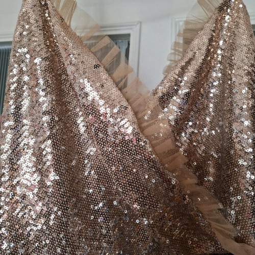 Access Fashion Dress New with Two-Tone Sequin, Long Length, Medium-Large