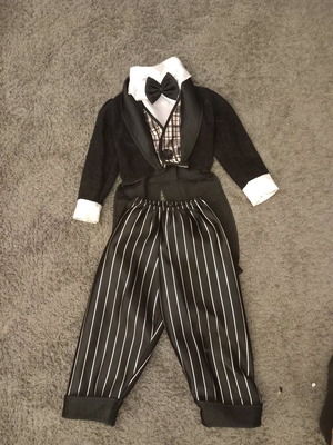 Groom costume for 2-3 years old, up to 95 cm