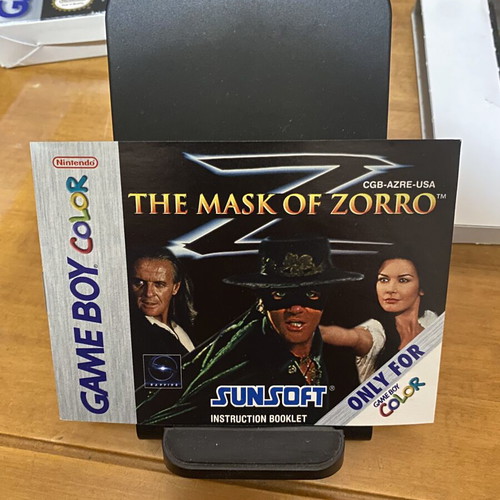The Mask of Zorro Game Boy Color game