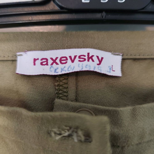 Raxevsky pants large khaki cotton used