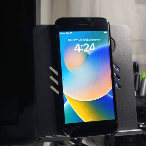 iPhone 8 used, black, 64GB, for parts or repair