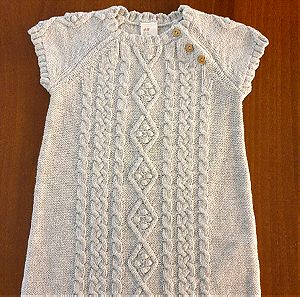 Φόρεμα πλεκτό,χειμερινό,βρεφικό/H&M/12-18 months/86cm+Δωρό