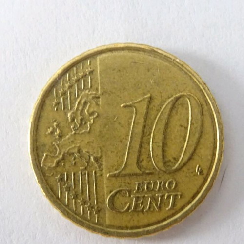 10 Cent Euro Slovenia 2009 used with rare error