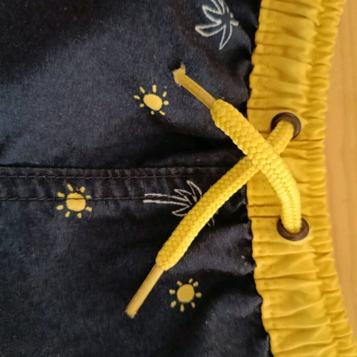 Swimsuit for toddler boy like new, blue and yellow, 18 months