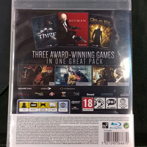 Ultimate Stealth Triple Pack used for PlayStation 3