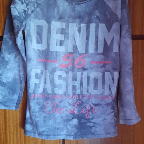Denim blouse grey like new