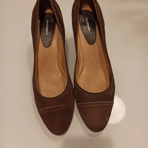 Hush Puppies pumps size 41 used, brown leather