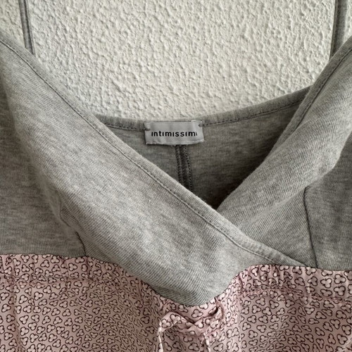 Intimissimi nightgown like new, cotton, gray and pink