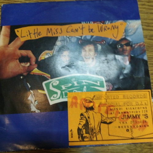 Spin Doctor Little Miss Can't Be Wrony vinyl record used 45 RPM