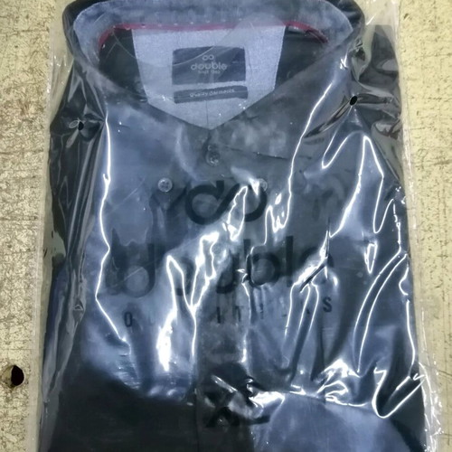 Double men's corduroy undershirt new, black and gray