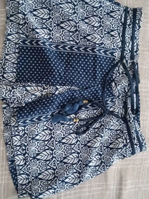 Boho shorts Ble Resort Collection like new, 100% rayon, small-medium