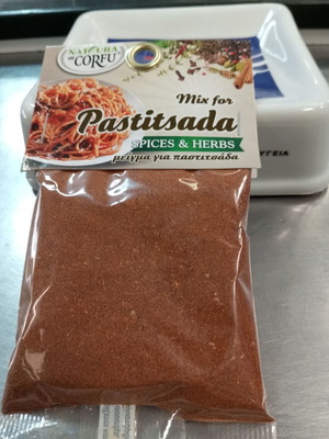 Mix of spices for Corfiot Pastitsada 80gr new