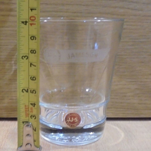 Jameson Irish Whiskey set of two promotional glasses used