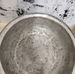 Large old copper pot used