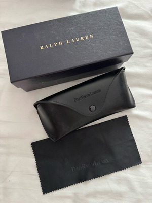 Polo Ralph Lauren Θήκη γυαλιών και πανάκι καθαρισμού σαν καινούργιο, μαύρο