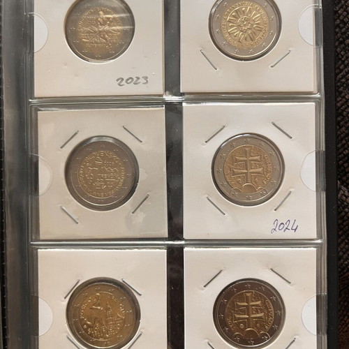 Slovakia 2 Euro Coin Collection Book like new