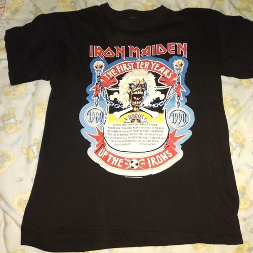 Iron Maiden The First Ten Years – Up the Irons short sleeve shirt used