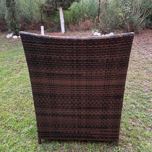 Mexil 2 rattan armchairs like new with cushions
