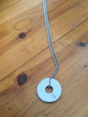 Silver 925 pendant with precious stones new