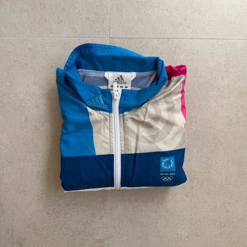 Athens 2004 Olympic Games Volunteer Windbreaker Jacket Adidas L σαν καινούργιο