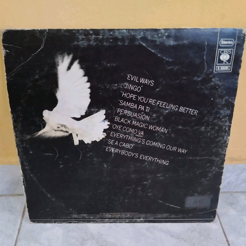 Santana Best vinyl record used, rock