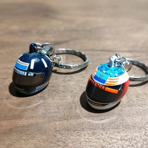 Minichamps keychains like new, set of 2 Schumacher and Hill
