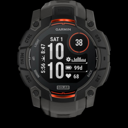 Garmin Instinct 3 Solar 50mm smartwatch new
