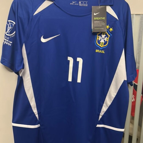 Brazil Ronaldinho World Cup 2002 jersey new, authentic