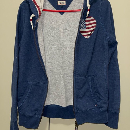 Tommy Hilfiger cardigan used, blue, size S