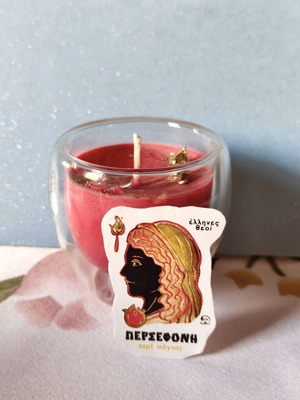 Persephone Scented Soya Candle with Original Sticker