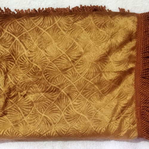 Velvet Tablecloth Mustard Gold 150x180 cm Lightweight Velour