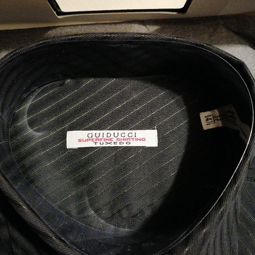 Guiducci Shirt New Black With Classic Collar