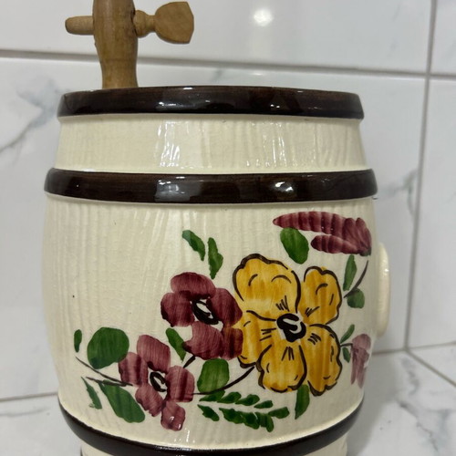 Porcelain whiskey barrel Germany retro like new