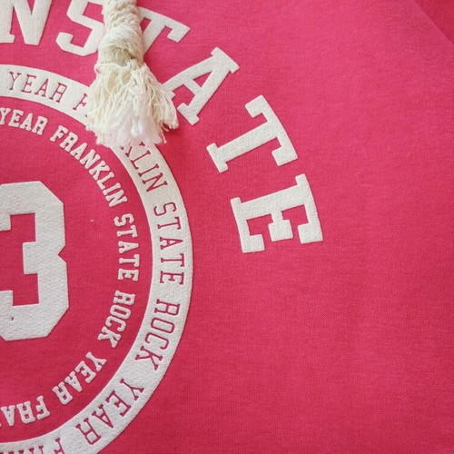Senrise sweatshirt new, size S/M, cotton, white and red