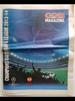 Vintage sports magazine Champions League & Europa League 2013-14 Goal News like new