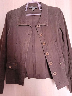 Attrativo jacket brown, like new, denim style, size M