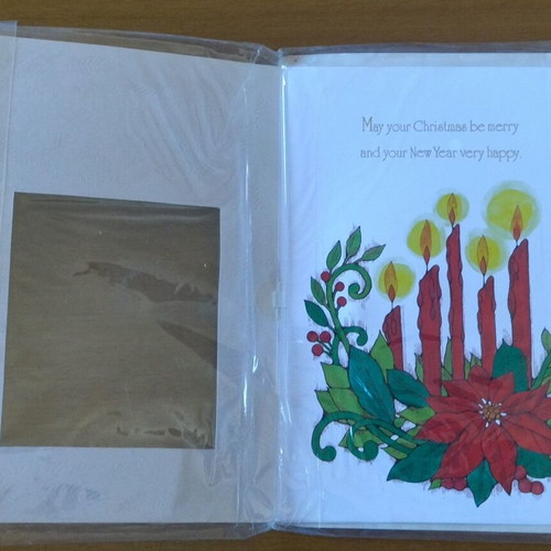 Christmas cards new, set of 4 pieces