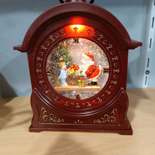 Christmas tree clock new with light