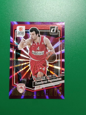 Papaloukas Purple /99 Panini Euroleague 2023-2024 Like New