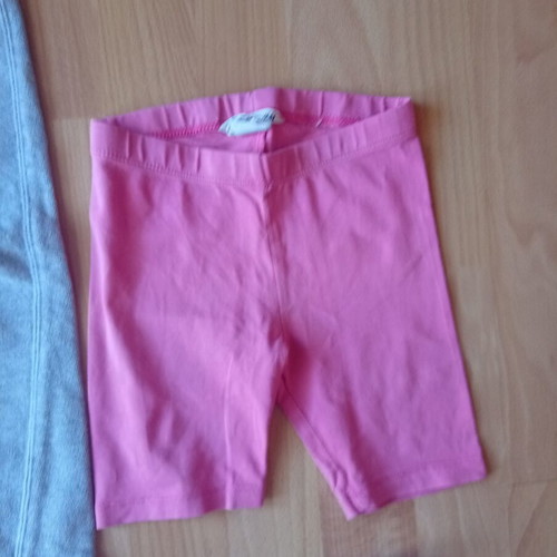 Girls' leggings pants and shorts used, ages 3-4, sizes 98-104 cm