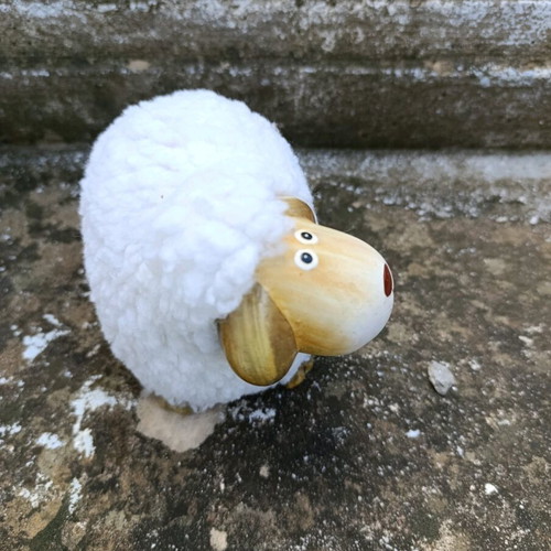 Ceramic decorative sheep new, set of 3 pieces