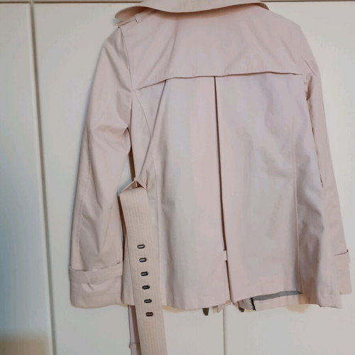 Zara pink trench coat like new, short spring jacket with lining