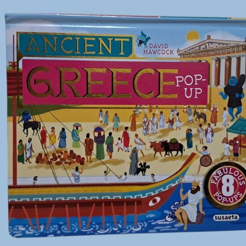 Ancient Greece Pop-up Book like new, 8 3D scenes, English