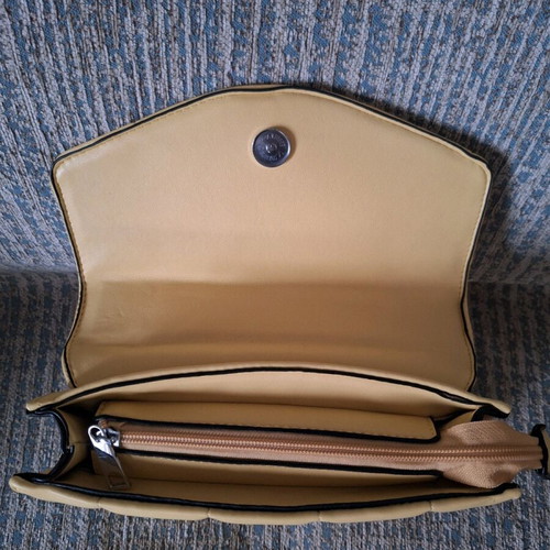Shoulder bag spring new, pale yellow
