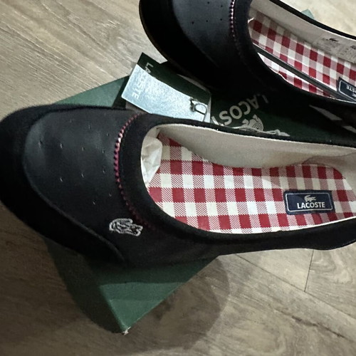 Lacoste ballerina shoes size 38, black