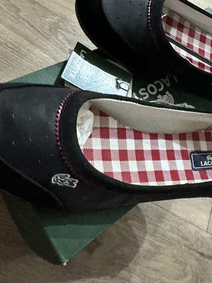 Lacoste ballerina shoes size 38, black