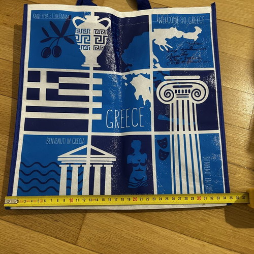 Collectible plastic bag with Greece theme like new